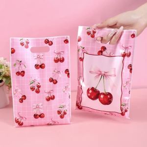 Hồng Anh Đào Túi Quà Tặng Thiết Kế Hỗn Hợp 10/20/50 Chiếc Túi Kẹo Nhựa Cho Đám Cưới Cô Dâu Tắm Sinh Nhật Ủng Hộ Bao Bì