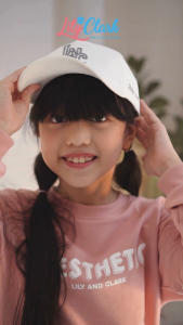 Lily And Clark Topi Baseball Anak Warna OFF White - TB18-OFF-WHITE