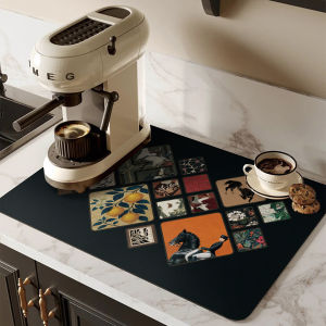 MIMARIJI | Absorbent Quick Drying Heat Insulating Retro Styled Drip Mat
