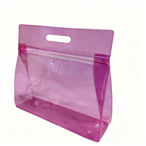 Clear PVC Wet Kit Waterproof Organizer Bag Swimming Bag Zipper Design Toiletry Makeup Bag for Wet Dry Separation Beach Storage