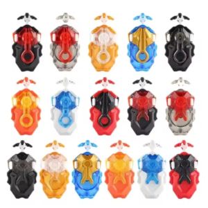 Takara Tomy | 8 Color Two-way Burst Launchers Spinning Top Gyrocopter Right And Left Gyro Pull Rod Wire Accessories Toy For Kids Children