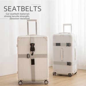 FEIZHUXIANSEN | Elastic Cross-Strap Strengthening Luggage Belt