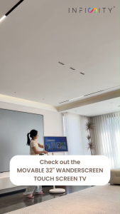 【SG】Infinity WanderScreen 32" Lifestyle Touch Screen | Movable Wi-Fi 6 Smart Android TV 6H Battery