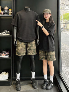 ZHUOCAN | Street Style Camouflage Short Pants Casual Summer Loose 5th Pants