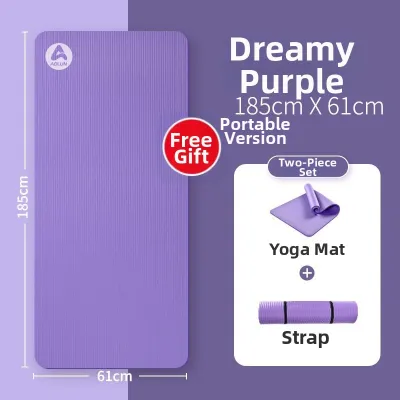Anti-Slip Thickened Environmental Shock Absorbing Silent Yoga Mat 20MM
