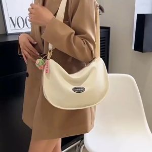 Simple Fashion Large Capacity Student All-match Daily Shopping Korean Womens Shoulder messenger bag 斜挎包\单肩包