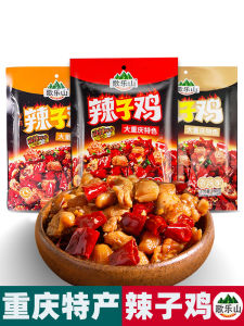 Chongqing Specialty Magnetic Mouth Geleshan Chicken with Chilies 180G Internet Celebrity Snack Spicy Minced Chicken TikTok Same Style