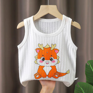 Cotton Summer Light Weight Breathable Childrens Sleeveless Vest