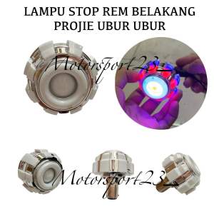 Lampu stop rem belakang projie ubur ubur Rgb Lampu Stop Rem Proji mini Stoplamp Projie Belakang Ubur Ubur Rainbow RGB Arus Dc Satria Fu Facelift Vario 125 New Crf Mio Soul Gt Nmax Aerox New
