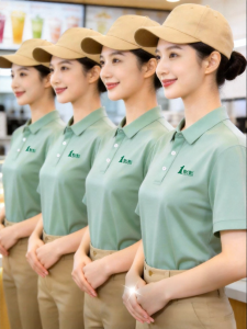 FAYILANG | Ice Silk Customized Short Sleeve Polo Shirt for Service Staff in Spring and Summer