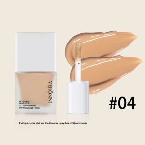 Kem Che Khuyết Điểm Dạng Lỏng Mờ Độ Che Phủ Cao Chống Thấm Nước Kiểm Soát Dầu Dưỡng Ẩm Lâu Dài Trang Điểm Mặt Chuyên Nghiệp Quà Tặng Cho Mọi Loại Da