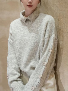 QINGNAER | Elegant Soft Comfortable Plus Size Fall Sweater