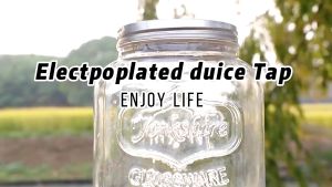 17mm Keran Dispenser Kaca Keran Jus Dispenser Susu Kran Pengganti Dispenser Untuk Botol Kaca / Tong Minuman 10 16 20L