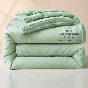 WUYINLIANGPIN | 4 Seasons Suitable Warmth Xinjiang Cotton Quilt 2-in-1 Zip Design