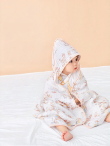 Purcotton | Hooded Baby Bath Towel