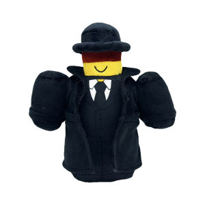 Forsaken Mafioso Plush Cute Gangster Character Stuffed Doll Abandoned Mobster Soft Toy Collectible Gifts for Game Fans Kids