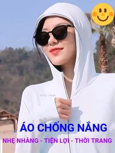 Áo Chống Nắng Nữ Áo Khoác Nắng 1 Lớp vải dệt kim thông hơi mềm mại co giãn thoáng khí UPF50 YOLUMI