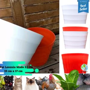 (6 pc) Pot Bunga Lovenia Mado Model Ukuran 22