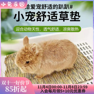 Spring and Summer Rabbit Cooling Grass Nest Straw Mattress Prevention of Heatstroke Totoro Guinea Pig Supplies Natural Straw to Restore Nature Edible