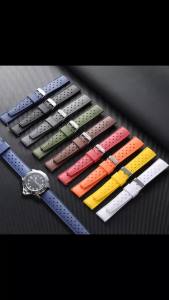 20mm 22mm Premium Tropical Rubber Strap Quick Release for Oris for Seiko for Omega Watchstrap Soft Silicone Smartwatch Watchband