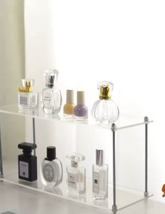 >SG Stock> Perfume Organizer Rack Desk Rack Desktop Organizer Rack Perfume Stand Makeup Storage Rack Cosmetics Storage Rack Toiletries Storage Rack Skincare Storage Rack Perfumes Holder Displays Perfume Rack Cup Display Rack Mini Rack