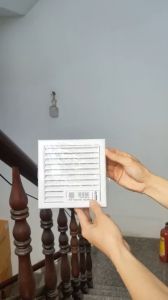 Cửa gió nhựa VUÔNG + lưới côn trùng Blauberg - DECOR 155*155s - 185*185s - 250*250s - 220*300s - Hàng nhập khẩu