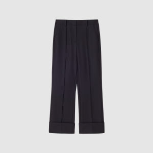 ICICLE | Fine Wool Turn-up Trousers