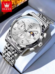 OLEVS | Đồng Hồ Nam Quartz Kỹ Thuật Số Chống Nước