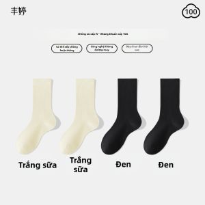 FENGTING | Vớ Thoáng Khí Chống Khuẩn Ngăn Mùi 100% Cotton Mịn Màng