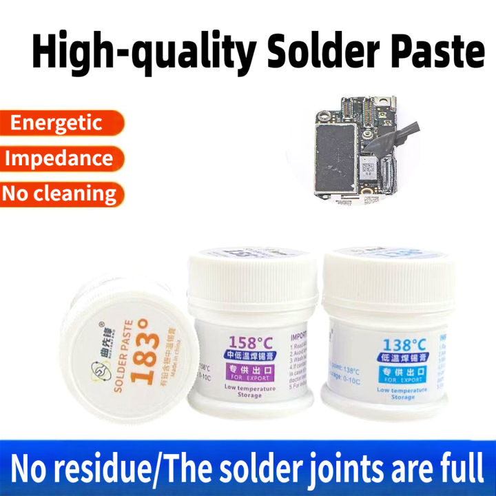 Lead-free Solder Paste Low High Temperature Flux For Soldering Led Smd ...