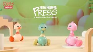 Đồ Chơi Vịt Nhấn Đầu Chạy Lắc Lư Không Pin Phát Triển Vận Động Cho Bé Mới Nhất 2025