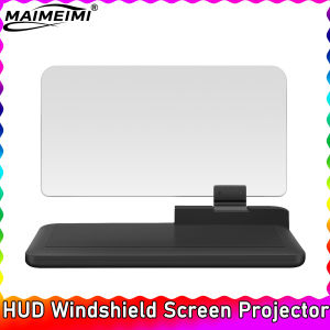 RYSJM | Windshield Screen Projector Smart Phone Holder Display Head Up Display Reusable Car Mobile Phone Holder + HD Image Reflection