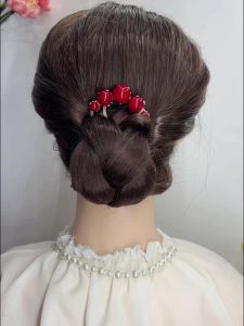 Kẹp Tóc Cài Tóc Phong Cách Cổ Điển Hạt Ngọc Trai Kẹp Tóc Nữ Giản Dị Chổi Tóc Kẹp Tóc Phía Sau Đầu Phụ Kiện Tóc