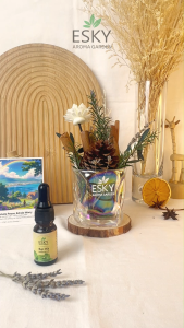 Tinh Dầu Bạc Hà Nguyên Chất ESKY AROMA GARDEN Tinh Dầu Xông Phòng Thông Mũi Đuổi Muỗi 10ml 20ml