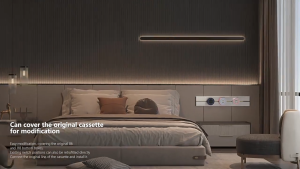 จัดส่งจากประเทศไทย 8000W พร้อมสวิตช์รางปลั๊กไฟไร้สายแบบติดผนังในครัว ปลั๊กไฟแรงดันสูงสำหรับบ้าน ห้องนั่งเล่น รางปลั๊กไฟแบบถอดออกได้