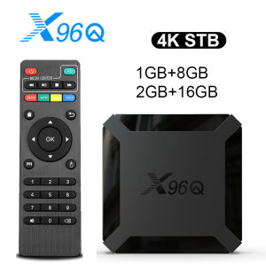 Hot X96Q Android 10.0 Fast Smart TV BOX 2GB 16GB Allwinner H313 Quad Core 4K VS X96 Mini Set top box fast shipping