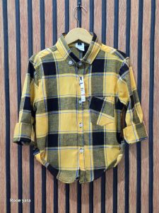 KEMEJA ANAK USIA 3-10TAHUN LENGAN PANJANG KAIN FLANEL IMPORT