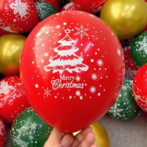 Balon Latex Natal Ukuran 12 Inch Merry Christmas Isi 1 Pcs
