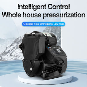 CHUANGCHAO Automatic Intelligent Booster Pump 220V Power Water Pumps Heavy Duty Hot Cold Water Smart Self-Priming Pump Mute Water Pump Home smart Inverter Booster Pump Water Pressure Jet Pump Booster Pump For Water Boosting