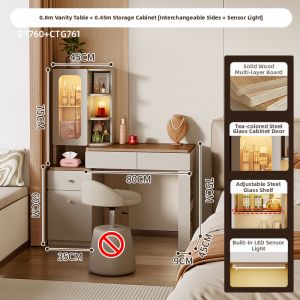 YANGYING | Hidden Mirror Multifunctional Desk