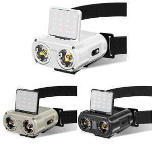 High Brightness Headlamp with Motion Sensor COB LED for Camping and Night Hiking