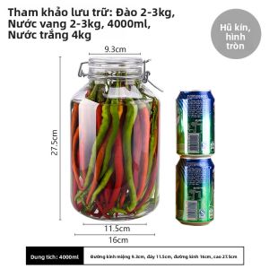 YOGEHOME | Chai Lọ Lưu Trữ Thực Phẩm Cấp Thực Phẩm