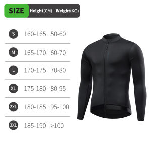 WOSAWE Mens Cycling Jerseys Full Sleeve Breathable Anti-sweat MTB Bicycle Long Sleeve Jersey Road Bike Shirts
