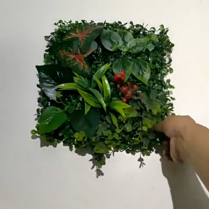 25*25CM Artificial Grass Wall Panels DIY Wedding Backdrop Grass Flower Wall Outdoor Lawns Carpet