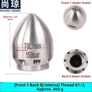 High Flow Drain Cleaner Stainless Steel Nozzle 70 Liters