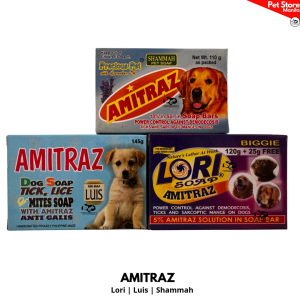 Amitraz Dog Soap for Tick Lice and Mice and Galis Lori Luis Shammah