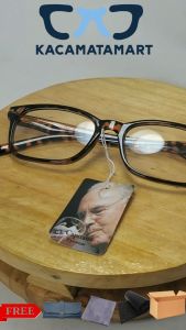 Kacamata Baca Pria / Wanita Model Kotak Lensa Plus Free Gift - HJ544P DABR