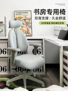 Ergonomic Office Chair 2025 New Model Comfortable Study Computer Chair Living Room Bedroom Adjustable Backrest Support Lumbar