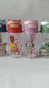 terlaris!!! botol minum anak aneka karakter animal botol minum seliya 2661 kapasitas 550ml