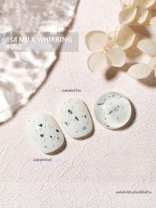 ยาทาเล็บเจลสีขาวโยเกิร์ต ZH 12 มล. 1-6 ชิ้น กลิตเตอร์ ทนทานต่อการขีดข่วน ติดทนนาน ใช้กับหลอด UV/LED สำหรับทำเล็บ DIY ฤดูใบไม้ผลิและฤดูร้อน